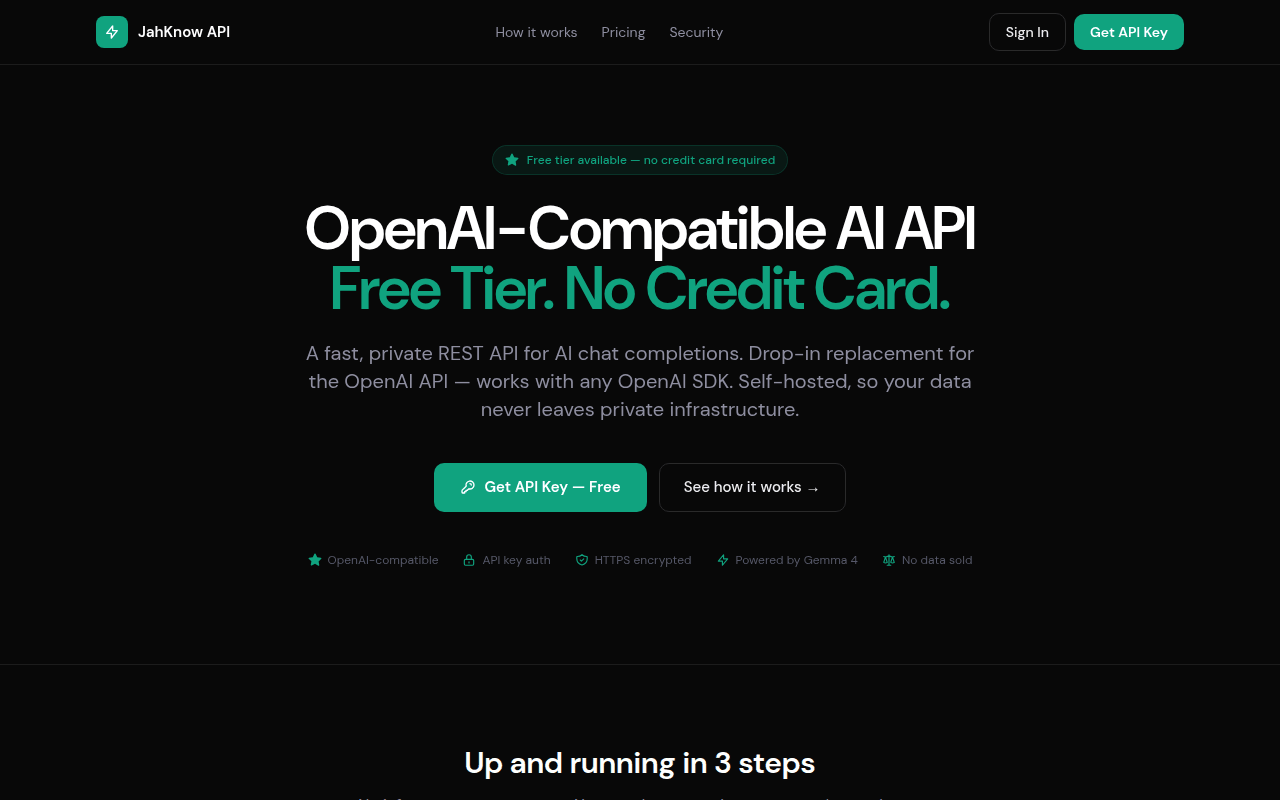 JahKnow API gateway interface